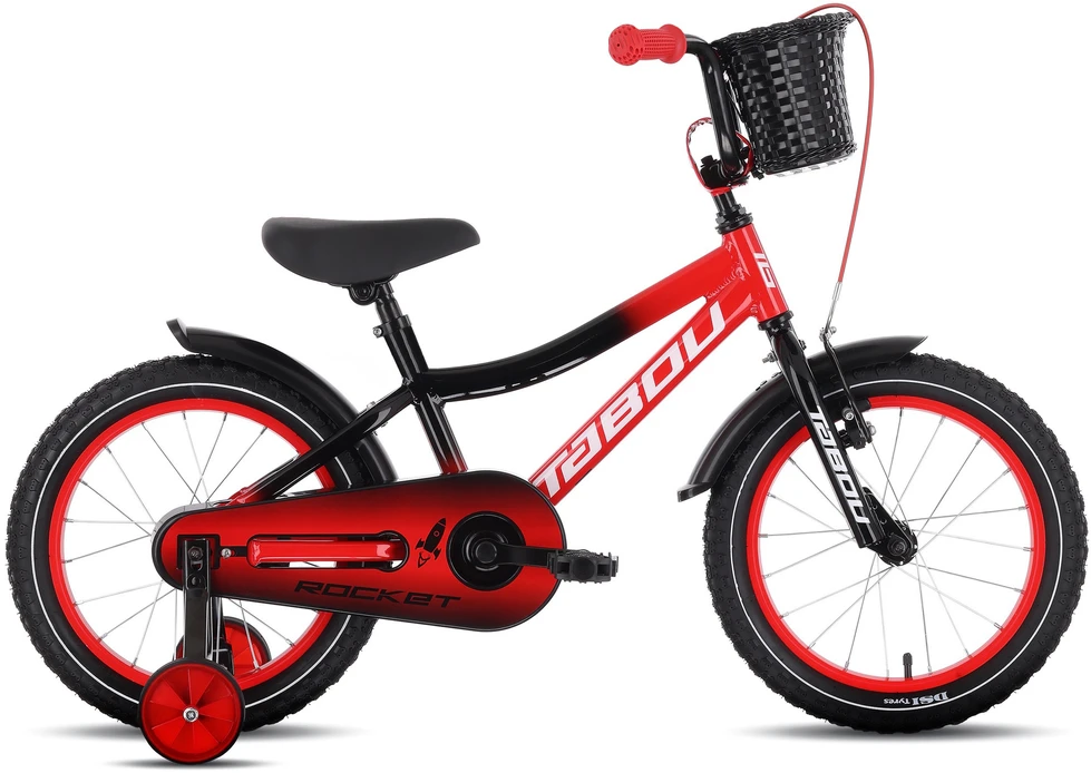 Dviratis Tabou Rocket 20 juodas-red