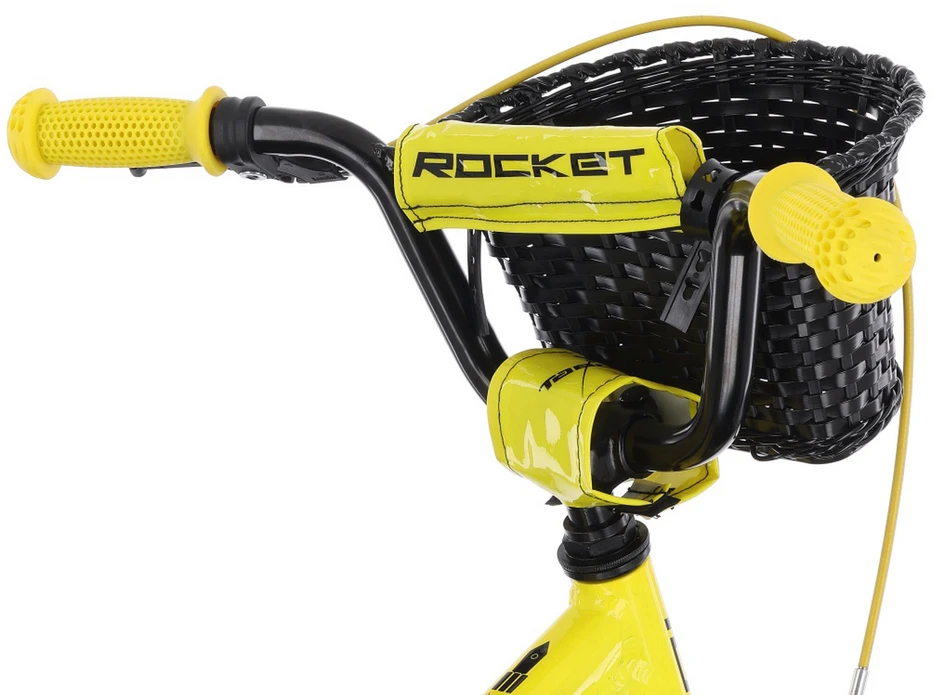 Dviratis Tabou Rocket 20 juodas-yellow