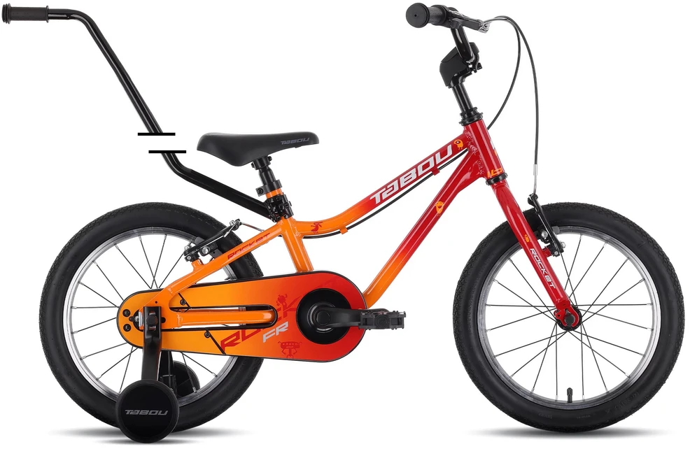 Dviratis Tabou Rocket FR 14 red-yellow