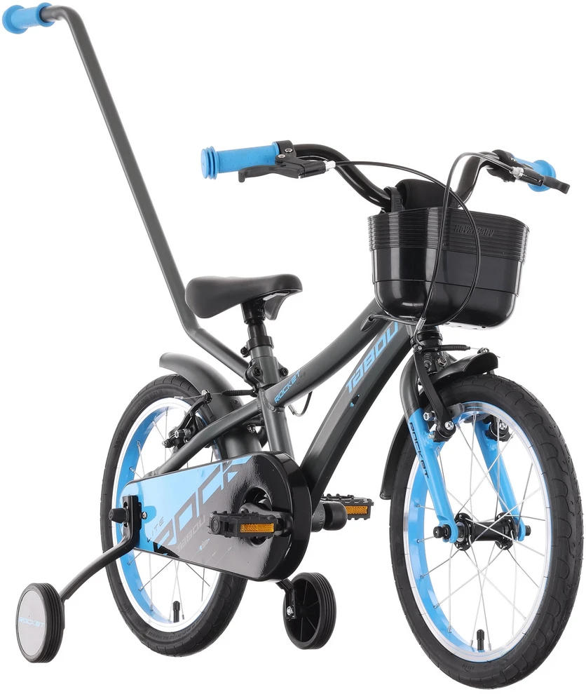 Dviratis Tabou Rocket Lite 14 steel-mėlynas