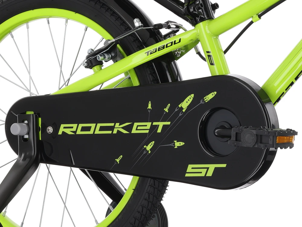 Dviratis Tabou Rocket ST 18 žalias-pilkas
