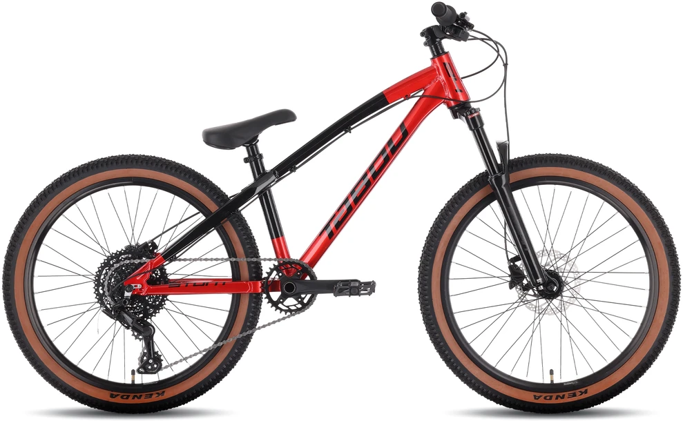 Dviratis Tabou Stunt JR 24 red-juodas