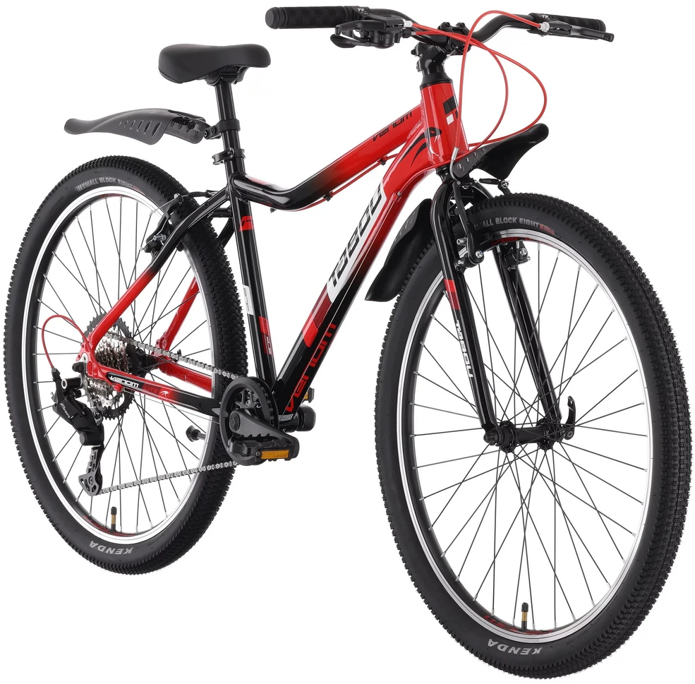 None Dviratis Tabou Venom Lite 27.5 red-juodas-17" (Dydis: 17")