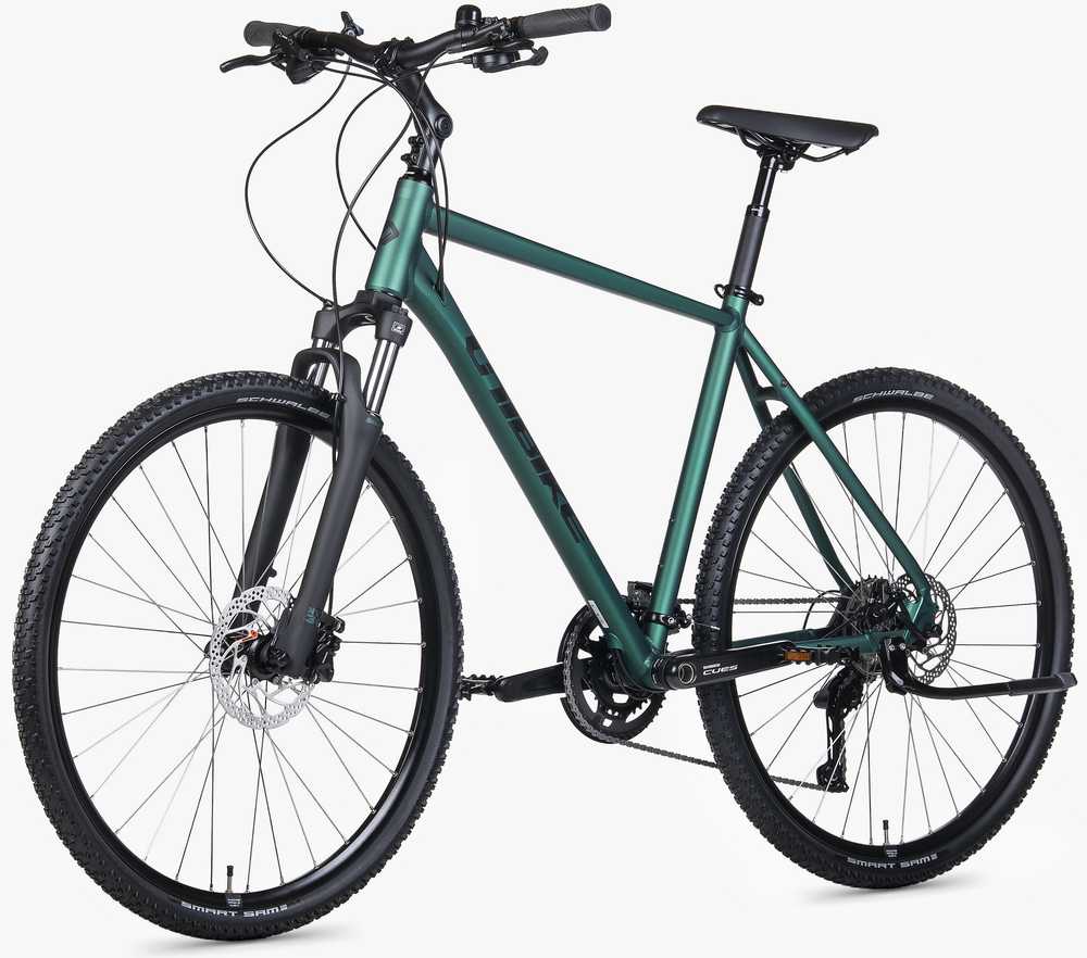 Dviratis Unibike Crossfire GTS 2026 žalias-M / 19" (Dydis: M / 19")