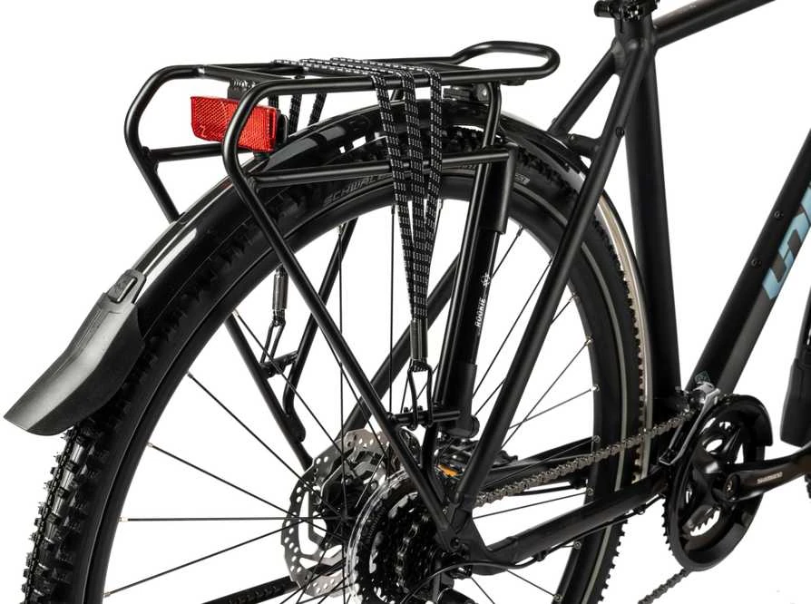 Dviratis Unibike Flash EQ GTS 2025 juodas-17" (Dydis: 17")