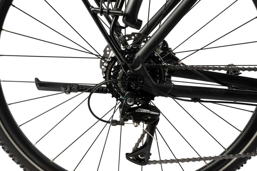 Dviratis Unibike Flash EQ GTS 2025 juodas-17" (Dydis: 17")