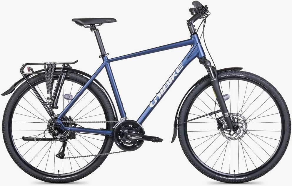 Dviratis Unibike Flash EQ GTS 2026 dark mėlynas-S / 17" (Dydis: S / 17")
