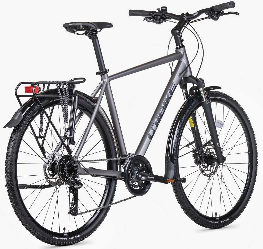 Dviratis Unibike Flash EQ GTS 2026 graphite-S / 17" (Dydis: S / 17")