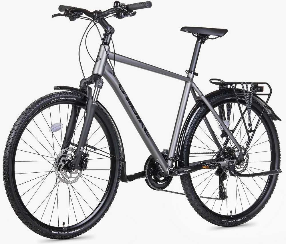 Dviratis Unibike Flash EQ GTS 2026 graphite-S / 17" (Dydis: S / 17")