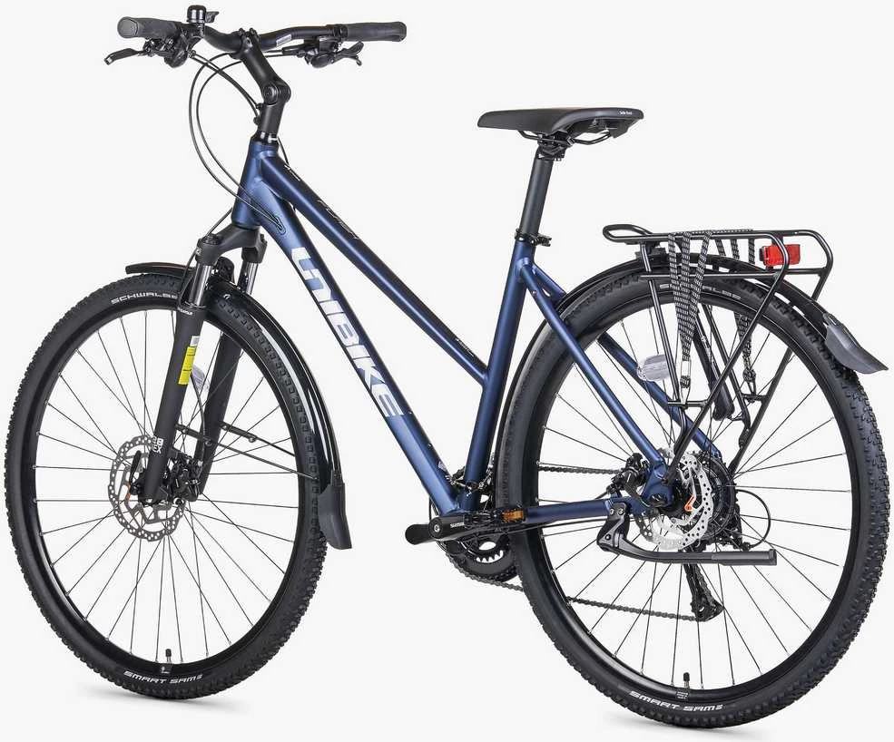 Dviratis Unibike Flash EQ LDS 2026 dark mėlynas-XL / 21" (Dydis: XL / 21")
