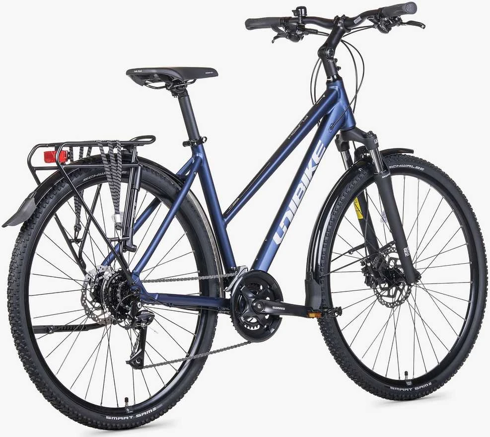 Dviratis Unibike Flash EQ LDS 2026 dark mėlynas-XL / 21" (Dydis: XL / 21")