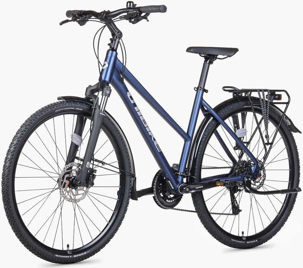 Dviratis Unibike Flash EQ LDS 2026 dark mėlynas-XL / 21" (Dydis: XL / 21")