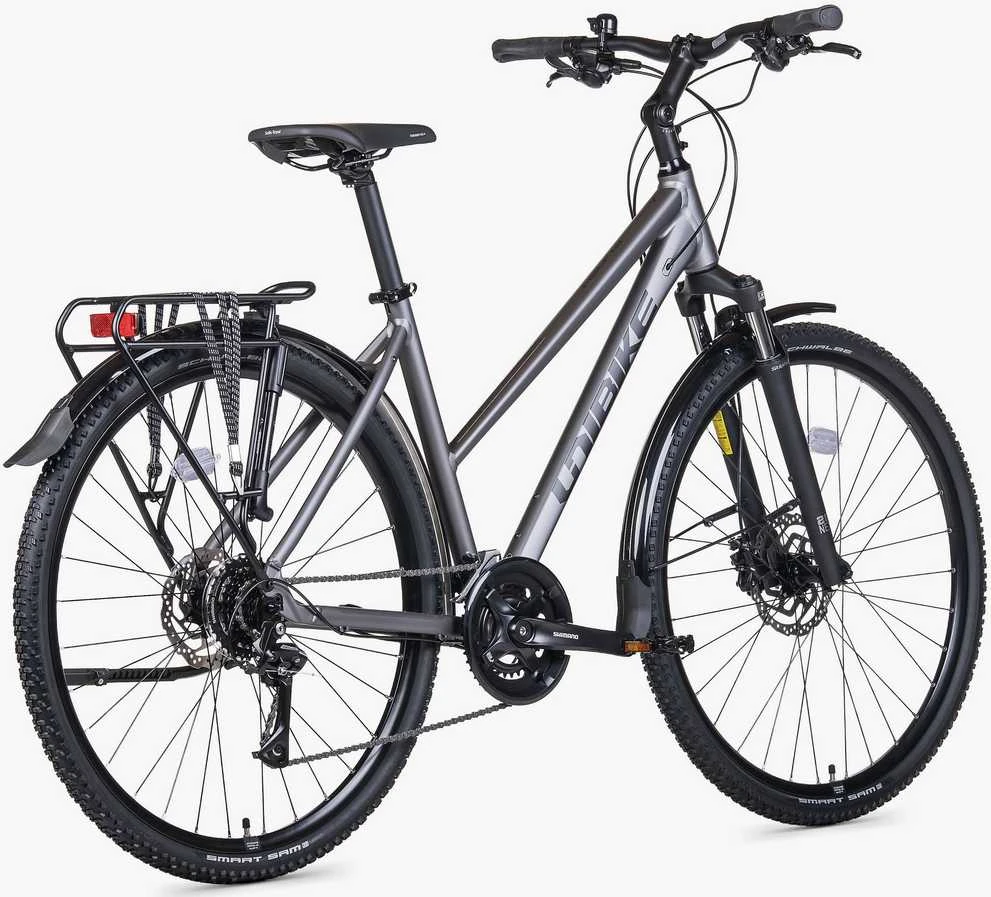 Dviratis Unibike Flash EQ LDS 2026 graphite-XL / 21" (Dydis: XL / 21")