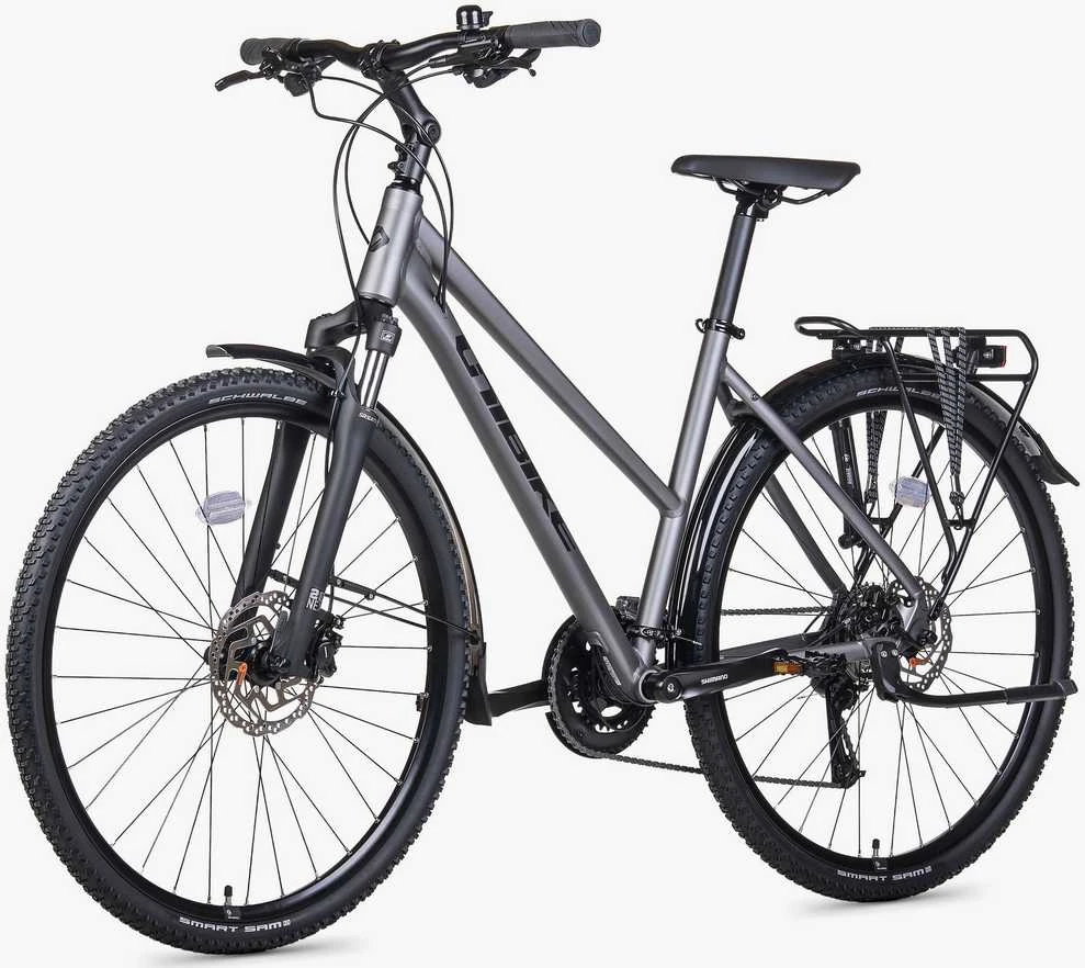Dviratis Unibike Flash EQ LDS 2026 graphite-XL / 21" (Dydis: XL / 21")