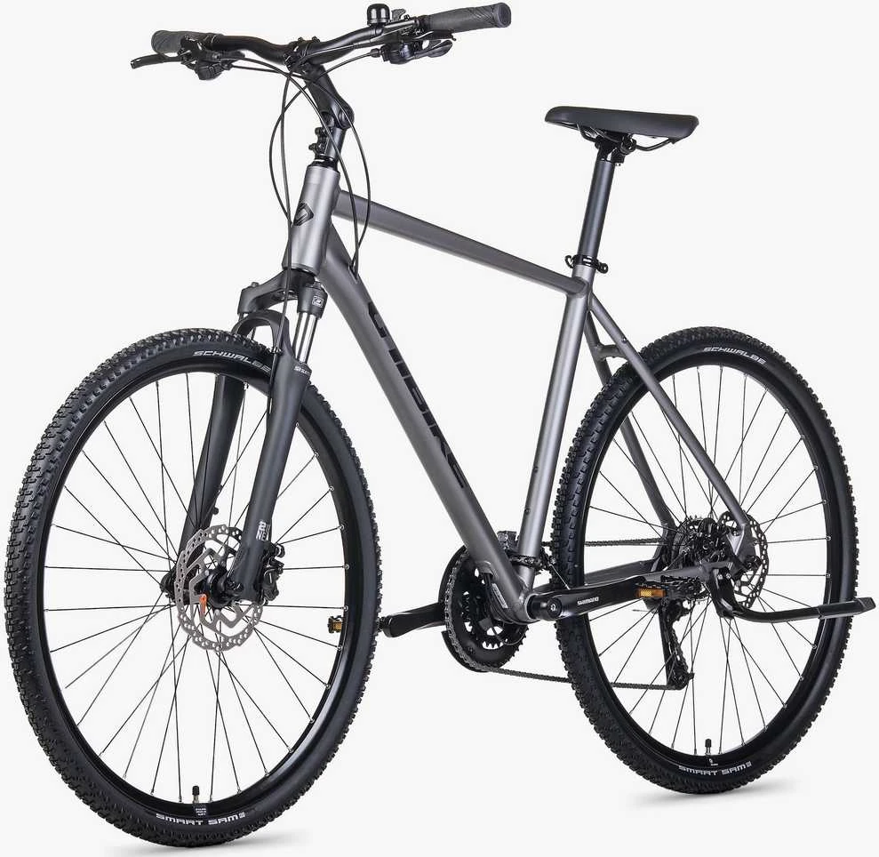 Dviratis Unibike Flash GTS 2026 graphite-M / 19" (Dydis: M / 19")