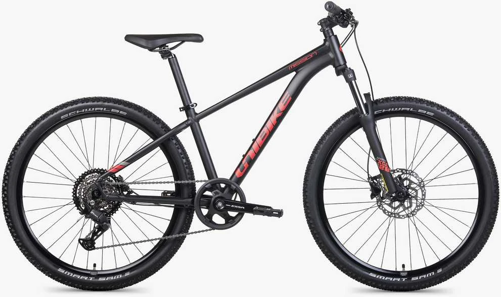 Dviratis Unibike Mission 26 2026 juodas-S / 14" (Dydis: S / 14")