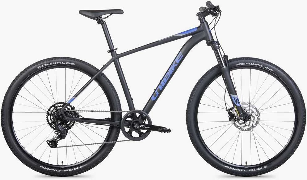 Dviratis Unibike Shadow 29 2026 juodas-mėlynas-M / 19" (Dydis: M / 19")