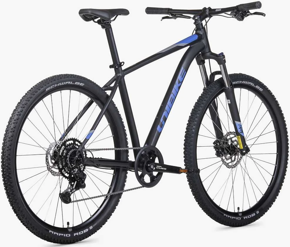 Dviratis Unibike Shadow 29 2026 juodas-mėlynas-M / 19" (Dydis: M / 19")