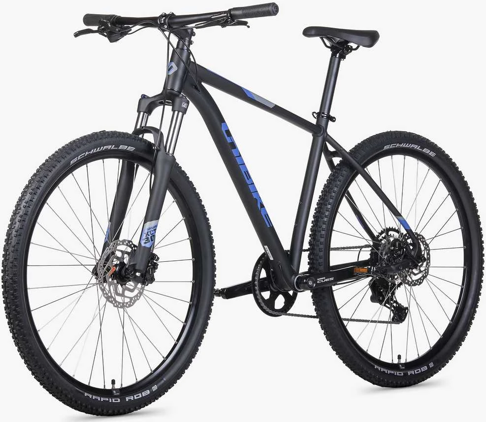 Dviratis Unibike Shadow 29 2026 juodas-mėlynas-M / 19" (Dydis: M / 19")