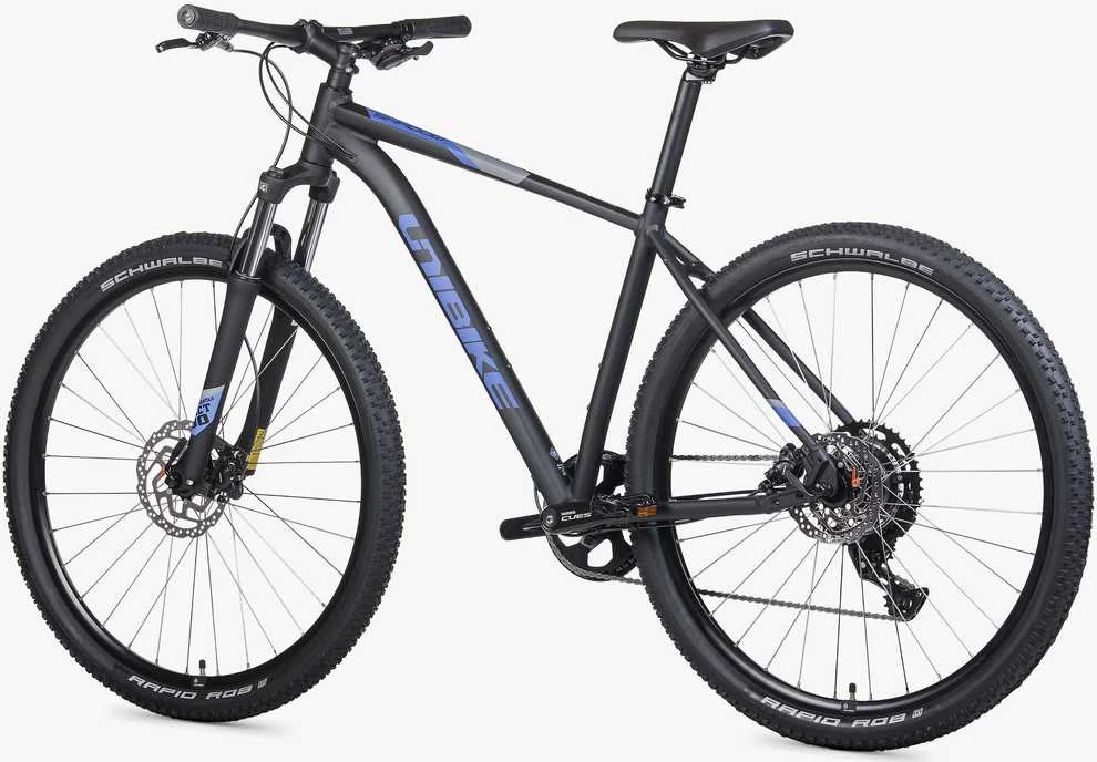Dviratis Unibike Shadow 29 2026 juodas-mėlynas-M / 19" (Dydis: M / 19")