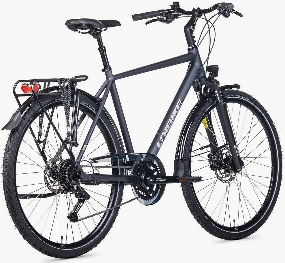 Dviratis Unibike Voyager GTS 2026 pilkas-L / 21" (Dydis: L / 21")