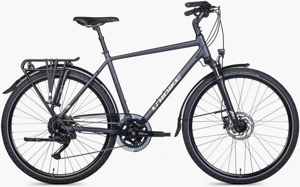 Dviratis Unibike Voyager GTS 2026 pilkas-XL / 23" (Dydis: XL / 23")