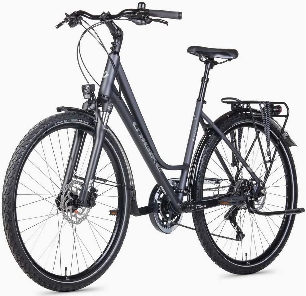 Dviratis Unibike Voyager LDS 2026 pilkas-L / 19" (Dydis: L / 19")