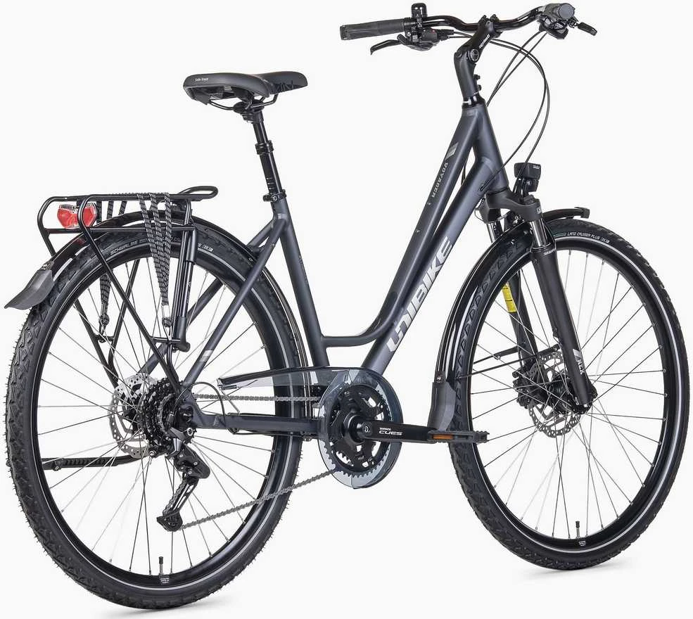 Dviratis Unibike Voyager LDS 2026 pilkas-L / 19" (Dydis: L / 19")