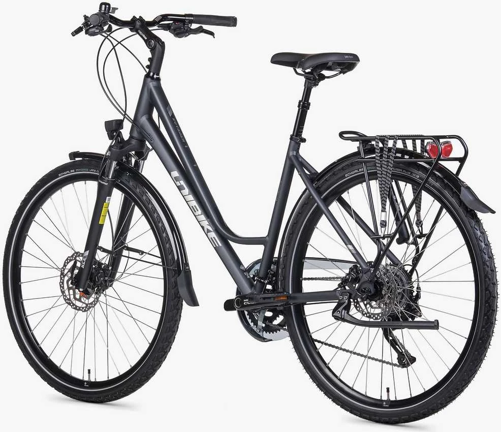 Dviratis Unibike Voyager LDS 2026 pilkas-L / 19" (Dydis: L / 19")