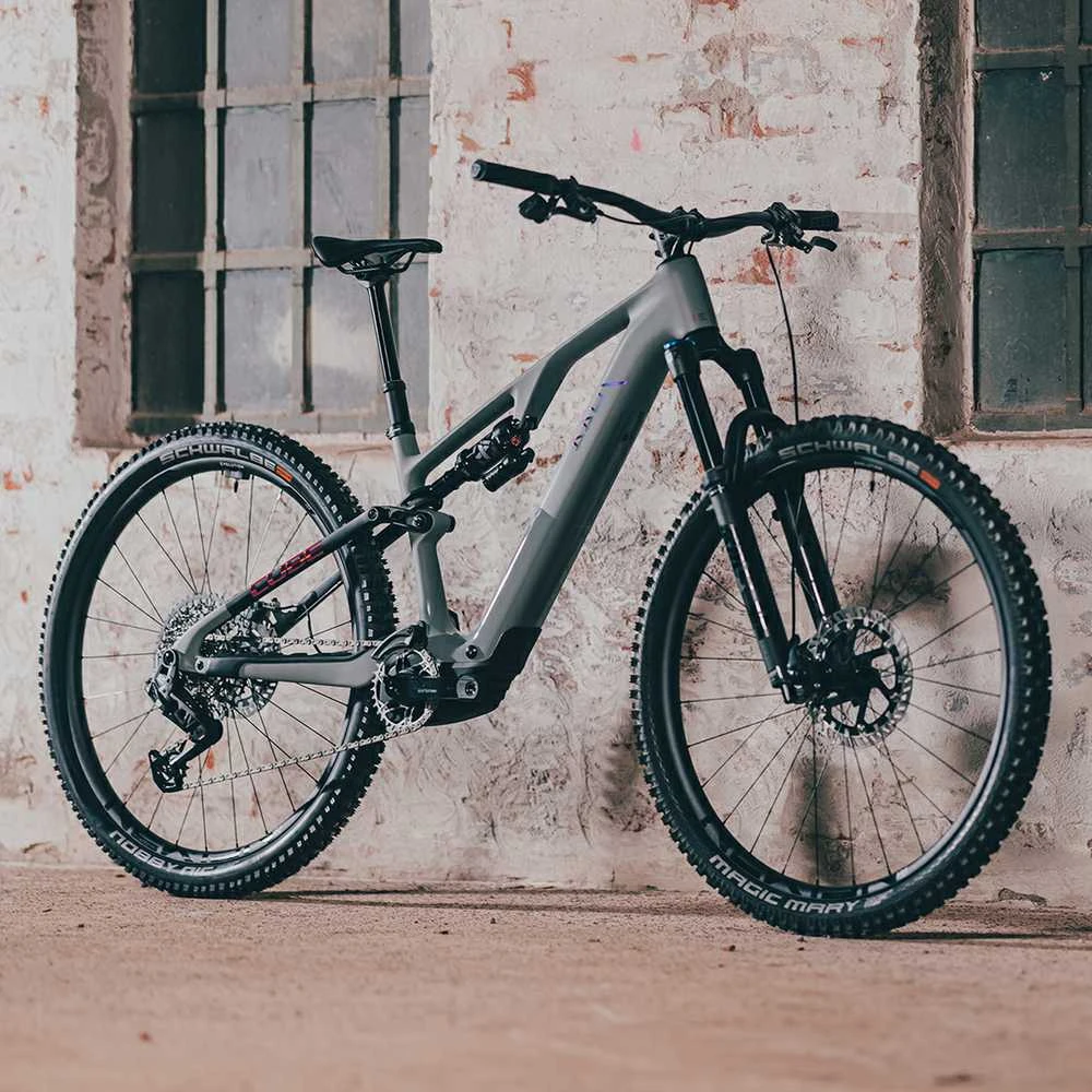 Elektrinis dviratis Cube AMS Hybrid ONE44 C:68X TM 400X 29 swampgrey'n'purplereflex 2025-17" / L (Dydis: 17" / L)