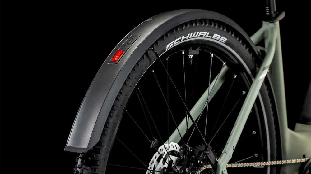 Elektrinis dviratis Cube Nuride Hybrid Performance 625 Allroad Easy Entry swampgrey'n'juodas 2025-58 cm (Dydis: 58 cm)
