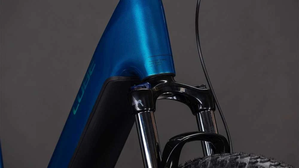 Elektrinis dviratis Cube Reaction Hybrid Performance 600 Easy Entry 27.5 electricblue'n'dazzle 2026-M (Dydis: M)