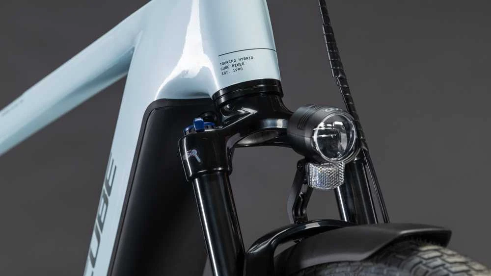 Elektrinis dviratis Cube Touring Hybrid ONE 600 glacier'n'reflex 2026-58 cm (Dydis: 58 cm)