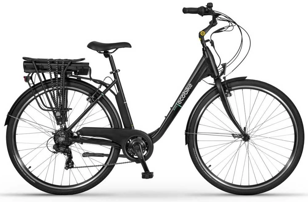 Elektrinis dviratis Ecobike Basic 28" 2026 juodas-11.6Ah (Dydis: 11.6Ah)