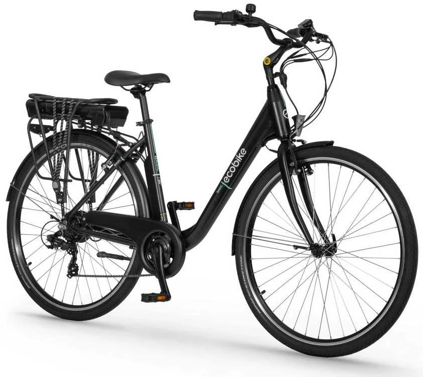 Elektrinis dviratis Ecobike Basic 28" 2026 juodas-11.6Ah (Dydis: 11.6Ah)