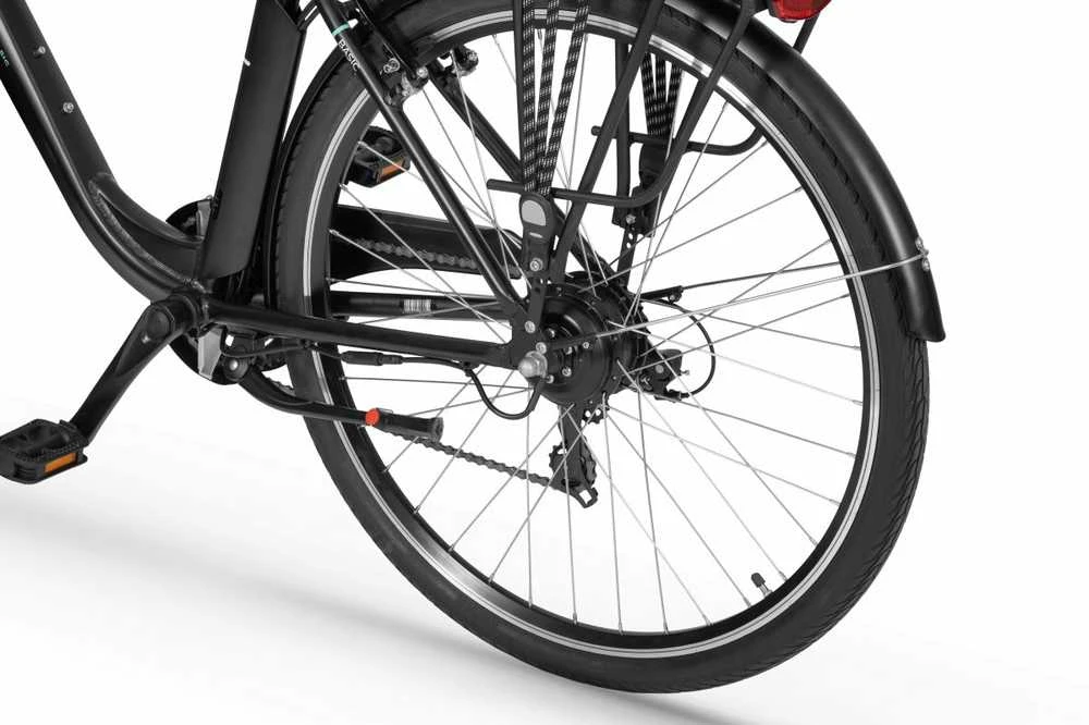 Elektrinis dviratis Ecobike Basic 28" 2026 juodas-11.6Ah (Dydis: 11.6Ah)
