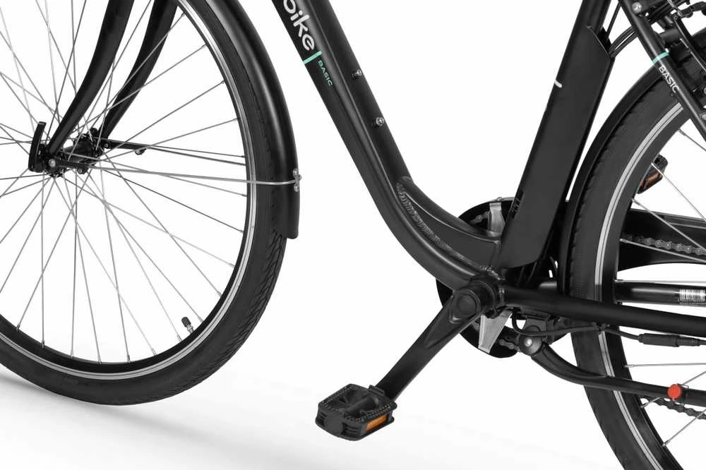 Elektrinis dviratis Ecobike Basic 28" 2026 juodas-11.6Ah (Dydis: 11.6Ah)