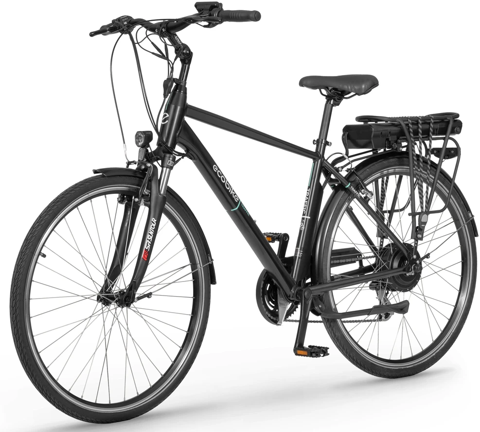 Elektrinis dviratis Ecobike Traffic 28 M Juodas 468Wh