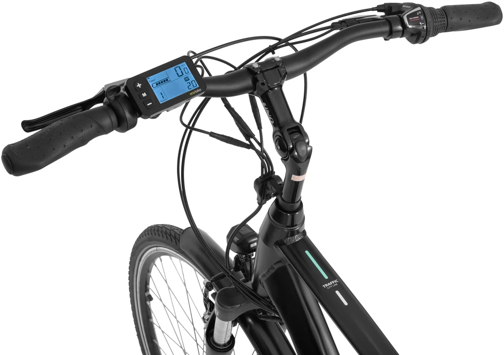 Elektrinis dviratis Ecobike Traffic 28 M Juodas 468Wh