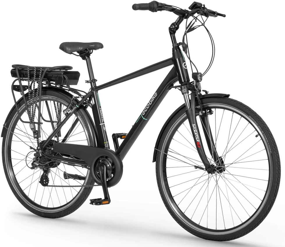 Elektrinis dviratis Ecobike Traffic 28 M Juodas 468Wh