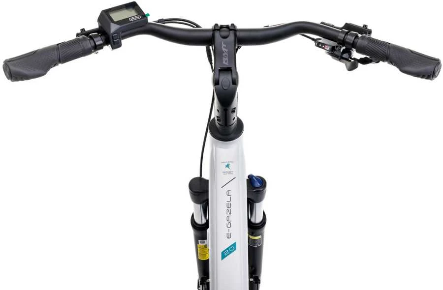 Elektrinis dviratis Romet e-Gazela 2.0 504WH 2025 sidabrinis-19" / L (Dydis: 19" / L)