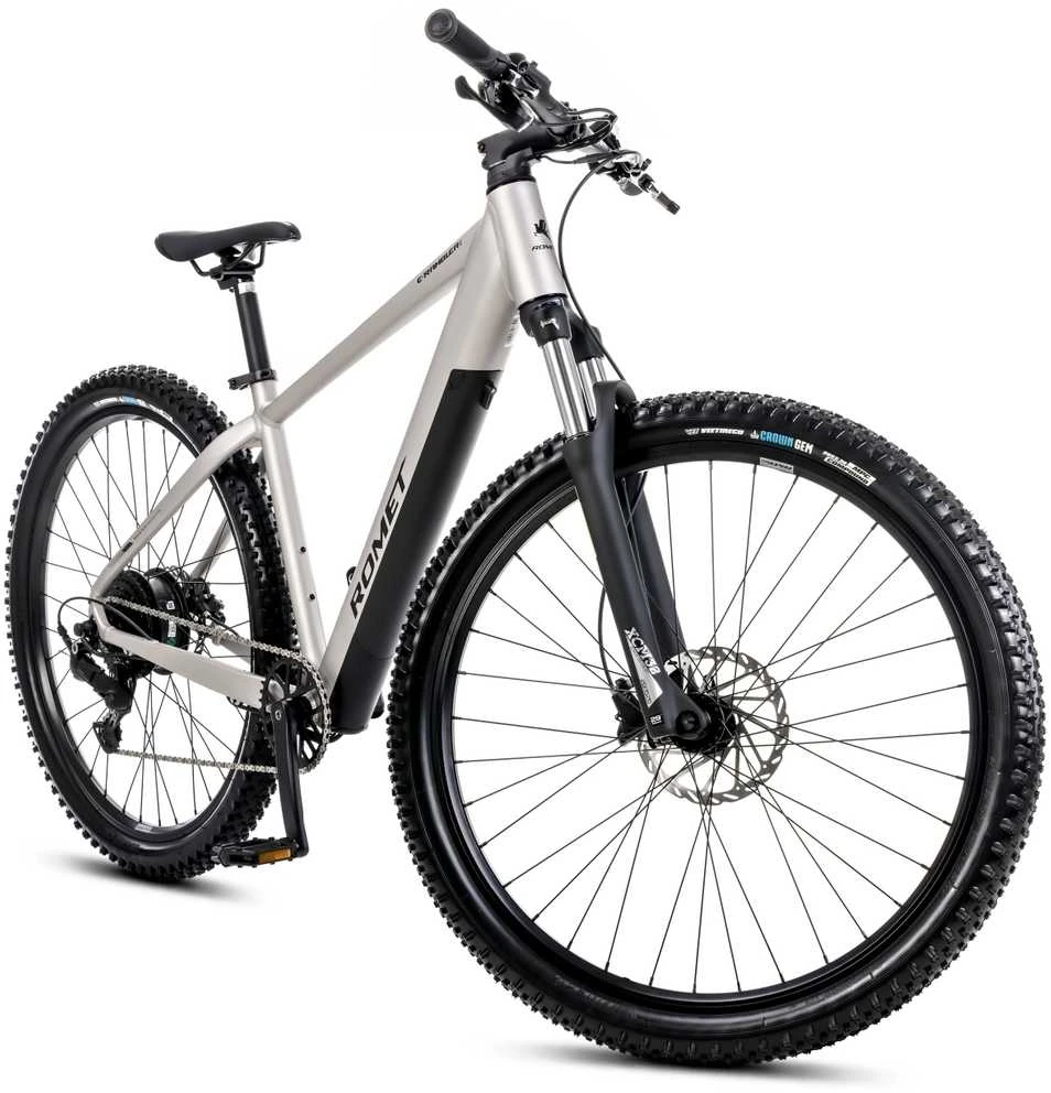 Elektrinis dviratis Romet e-Rambler 2.0 504WH 2025 sidabrinis-graphite-20" / L (Dydis: 20" / L)