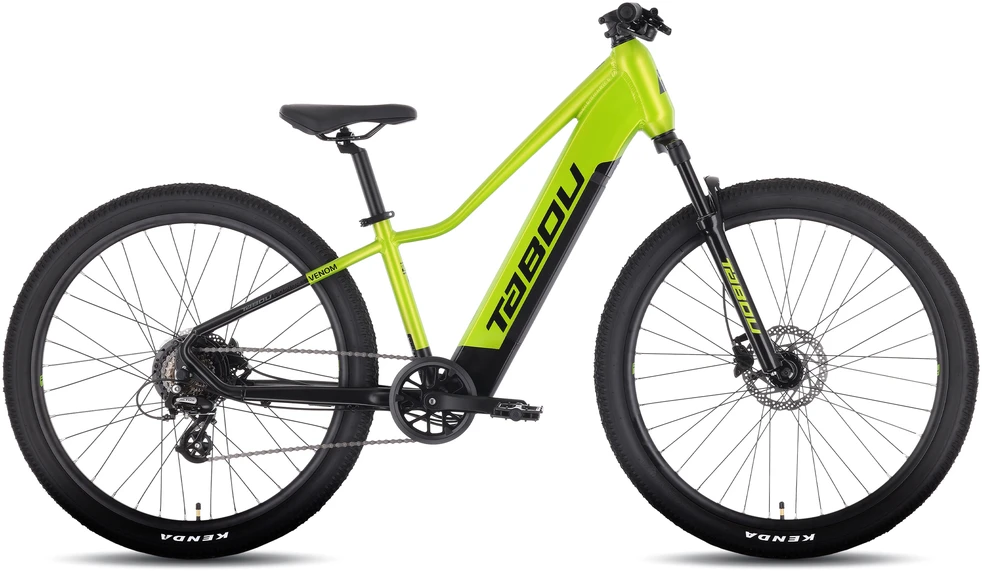 Elektrinis dviratis Tabou Venom UP 27.5 lime-juodas