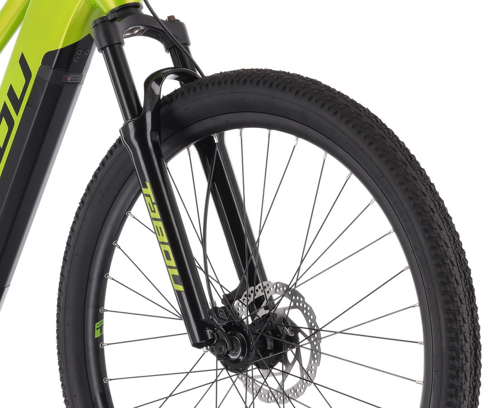 Elektrinis dviratis Tabou Venom UP 27.5 lime-juodas