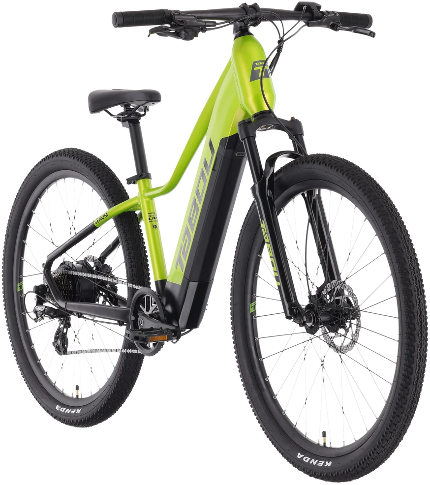 Elektrinis dviratis Tabou Venom UP 27.5 lime-juodas