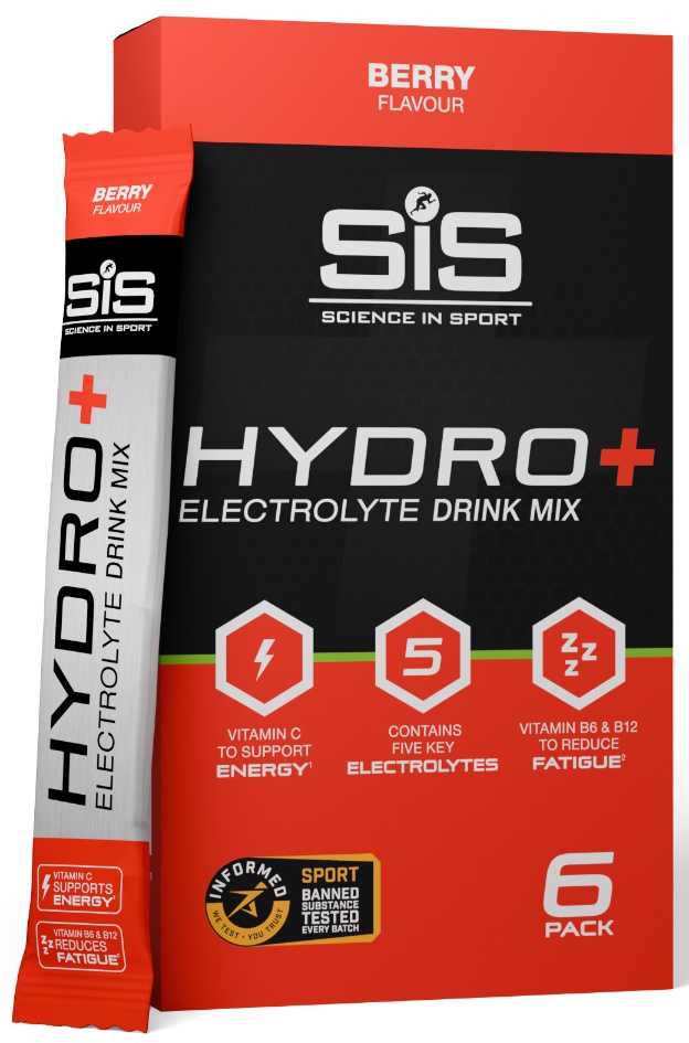 Energinis gėrimas milteliais SiS GO Hydro+ Berry 6x4.5g