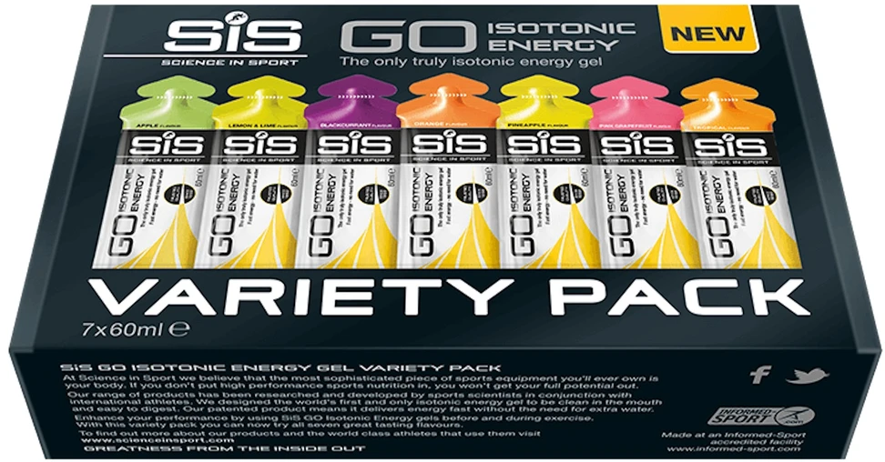 Energinių gelių rinkinys SiS Go Isotonic Energy Variety 7x60ml