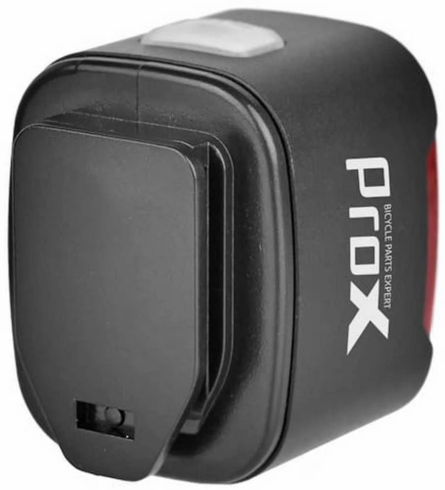 Galinė lempa ProX Ara II COB-XPE 50Lm USB Brake sensor