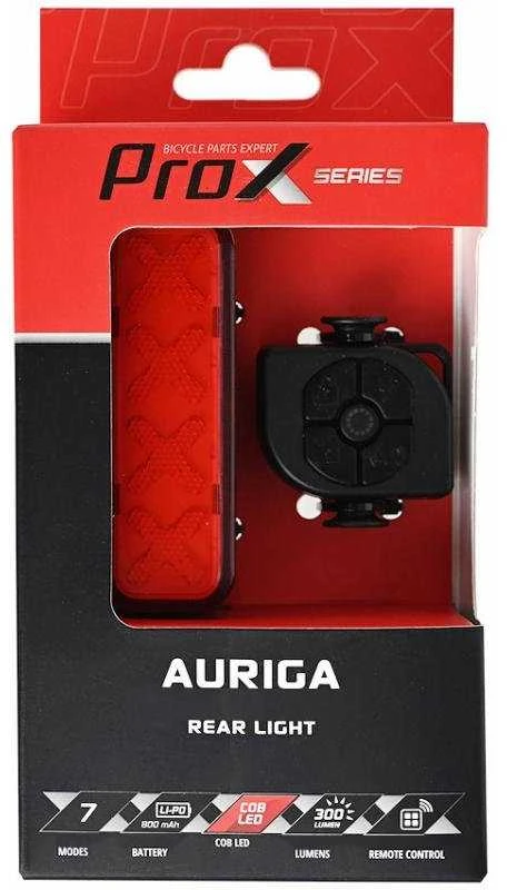 Galinė lempa ProX Auriga COB LED Brake Alarm 300Lm Memory USB