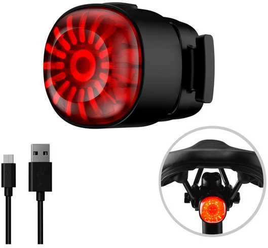 Galinė lempa ProX Mira COB 80Lm Brake Auto Safe+Memory USB